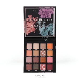 Paleta Sombra x16 Colores Professional Make Up Tono #3