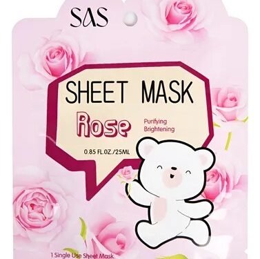 Mascarilla facial de rosas